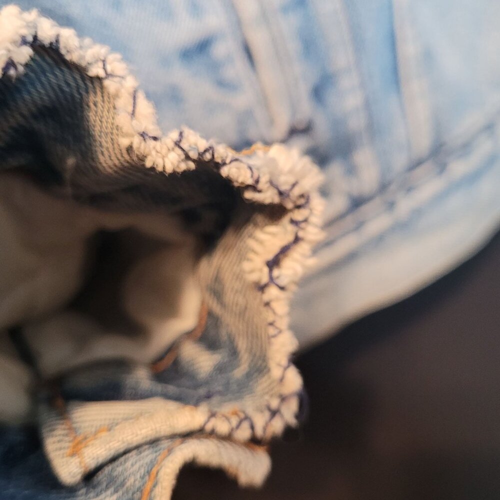 Vintage 70s 80s Levi Strauss Denim Trucker Jacket Sherpa Fleece Lining Adult Lrg - Picture 5 of 12